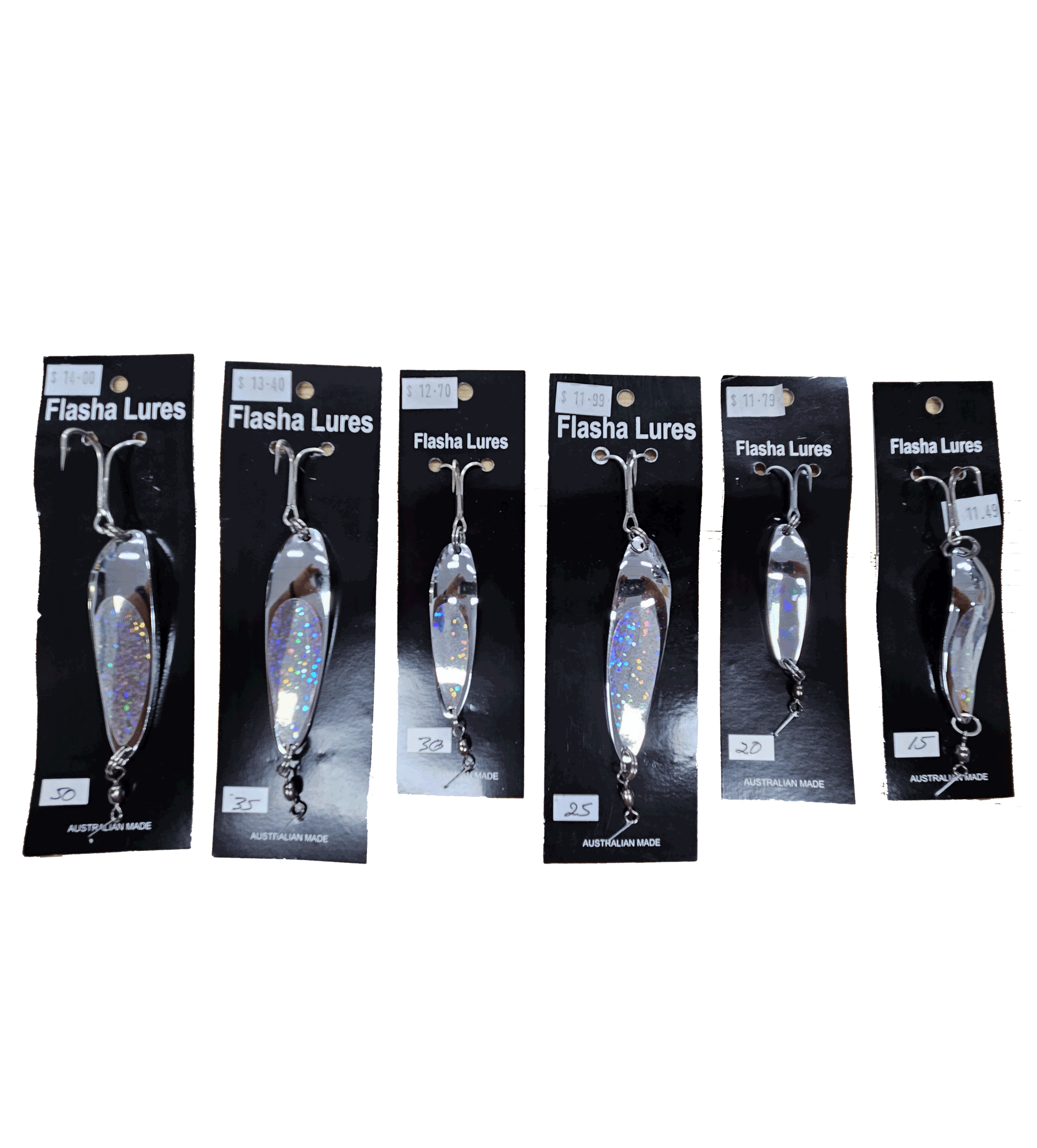 Flasha Spoon Prism Tape Metal Lure
